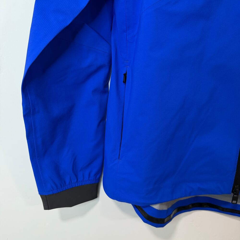 Aether Mens Pace Jacket Cycling Waterproof Royal Blue NEW Large Shell Reflective - Picture 4 of 8
